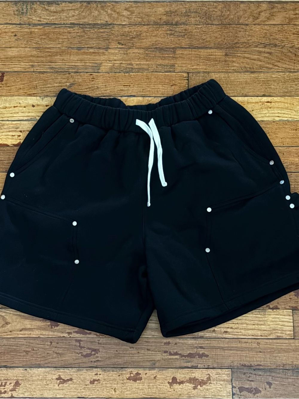 Men's Pacsun Black Carpenter Shorts
